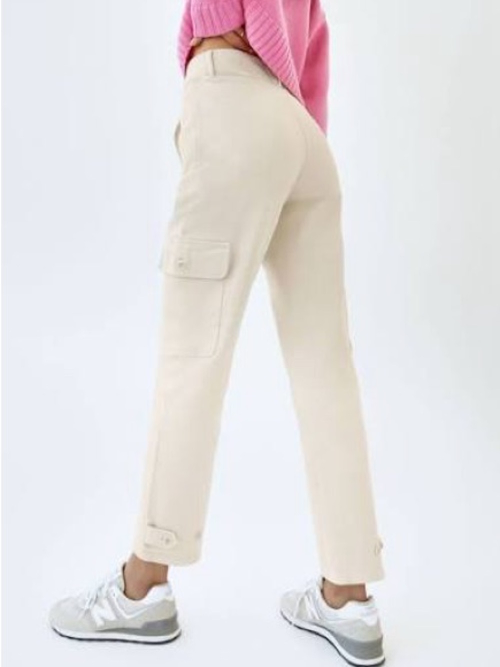 Wilfred Cream Cargo Ankle Pants